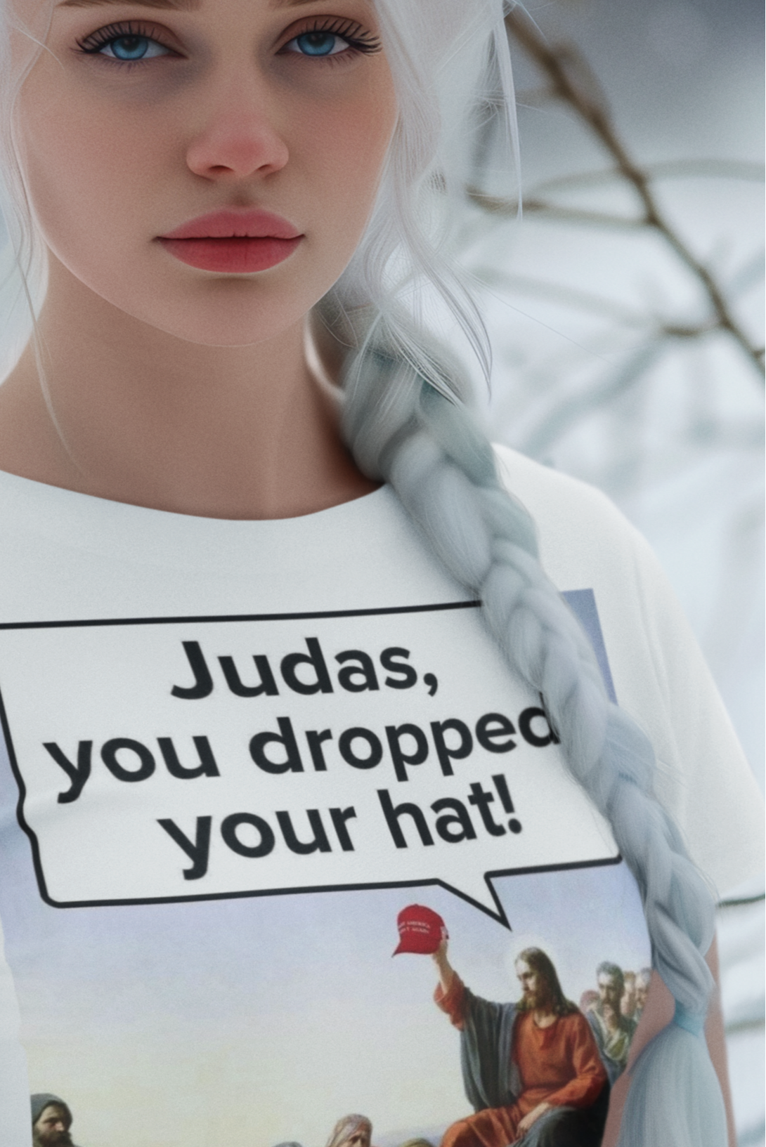 Judas,  you dropped your hat